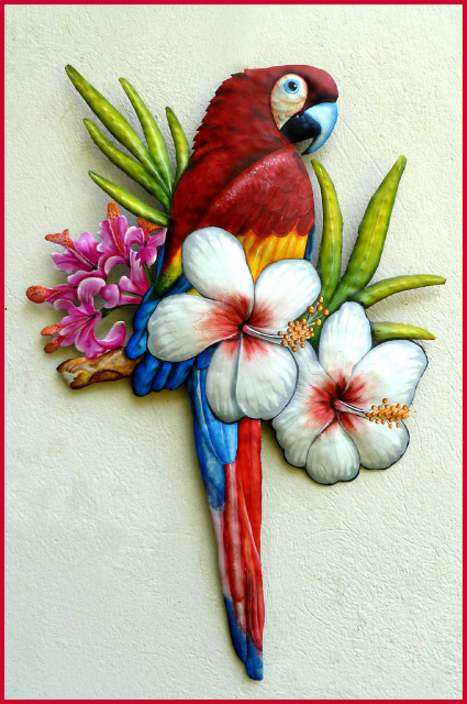 Exotic Bird Wall Art Decoration Red And Blue Lory Art Poster Print Eos histrio Parrot Picture Painting Art